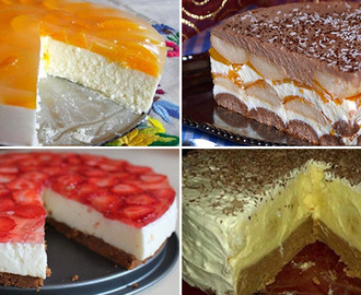 22 najlepších receptov na pečené a nepečené torty