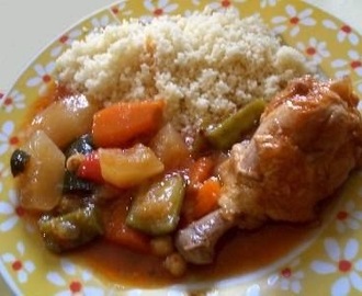 idee recette couscous marocain Poulet