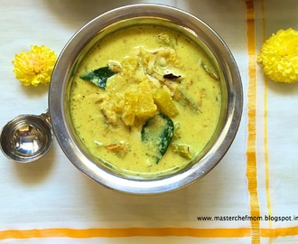 Mathanga Erissery | Kerala Style Yellow Pumpkin Coconut Curry | How to make Mathanga Erissery | Vegan and Gluten Free Recipe | Festival Recipes by Masterchefmom