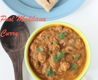 Phool Makhana Curry | Phool Makhana Peas Curry | Side dish for Chapathi
