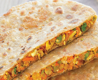Mix Vegetable Stuffed Paratha recipe- Breakfast Recipes