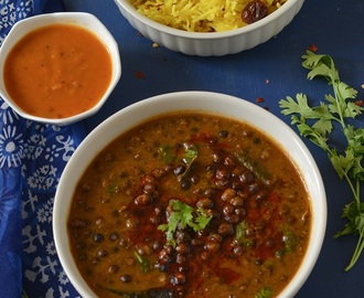 Kala Vatana Amti Recipe ,Black Pea Curry