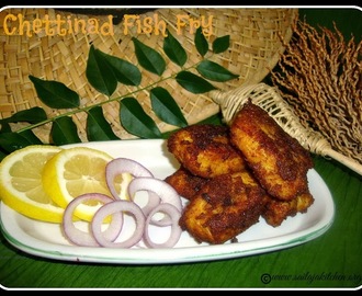 Chettinad Fish Fry / Chettinad Meen Varuval / Masala Fish Fry -Chettinad Style