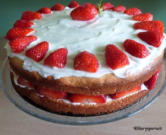 Fraisier à ma façon / My strawberry cake