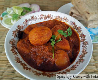Spicy Egg Curry with Potatoes