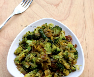 Broccoli Stir Fry | Broccoli Poriyal