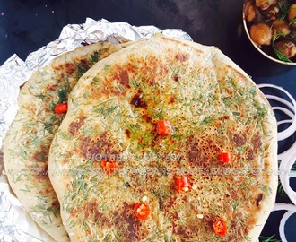 Tava Aloo Kulcha Recipe / Stuffed Leavened Indian Flatbread Cooked On A Griddle Recipe ~ Just Recipes