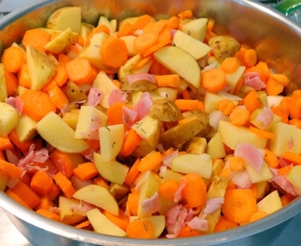 Mijoté de pommes de terre nouvelles, carottes