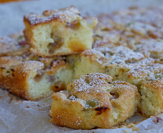 A simple marzipan and gooseberry cake recipe