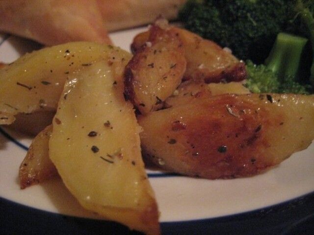 Vegan Greek Roasted Potatoes