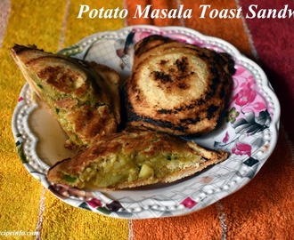 Potato Masala Toast Sandwich Recipe, How to make Aloo Sandwich Recipe