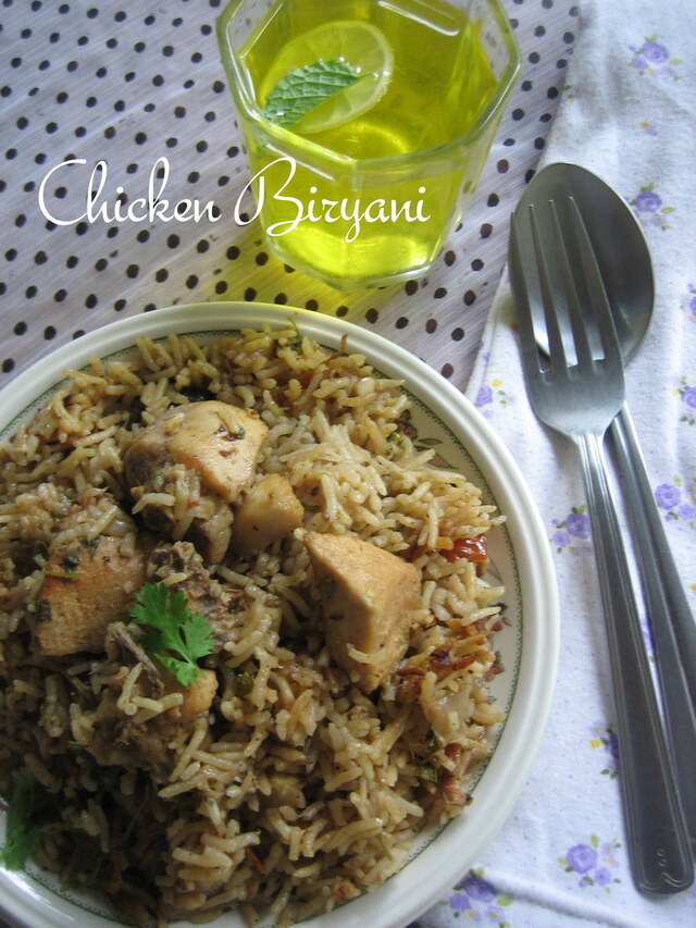 Chicken Biryani - with home ground spices