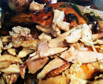 Skillet-Roasted Chicken w/Rosemary, Garlic, & Maple Glaze: TastyTuesday