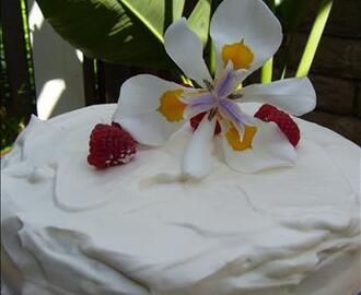 Tres Leches Cake With Raspberries