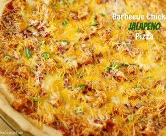 Barbecue Chicken and Jalapeno Pizza