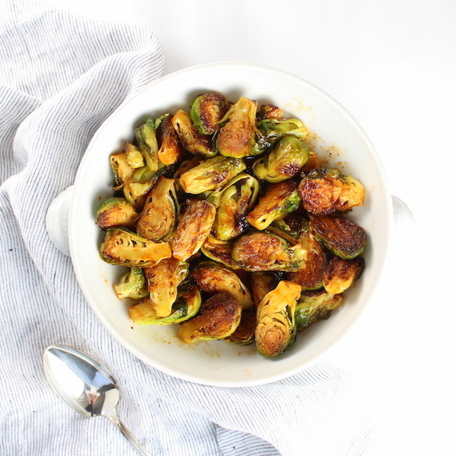 Spicy and Sweet Brussels Sprouts