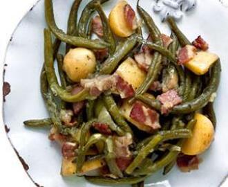 Smothered Green Beans with New Potatoes