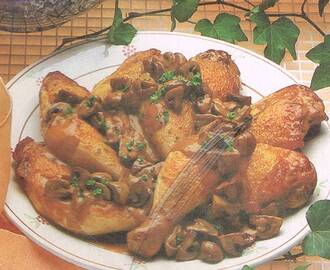 Sauté of Chicken with Mushrooms