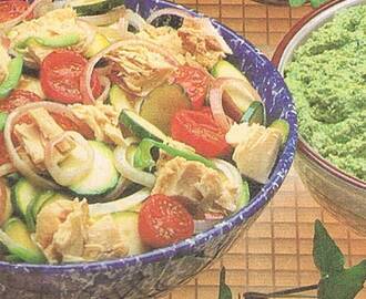 Zucchini, Tuna, and Tomato Salad