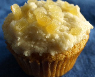 Brown Butter Cupcakes with Apricot Pineapple Frosting