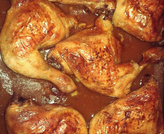 Pernas de frango assado no forno!