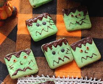 Frankenstein cookies