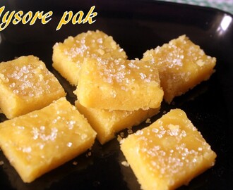 Mysore pak recipe – How to make soft mysore pak recipe – a rich South Indian sweet