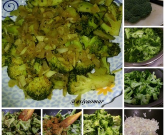 Broccoli stir fry (without coconut)