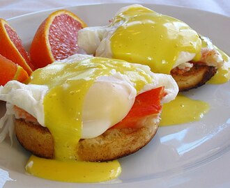 Eggs Benedict with King Crab
