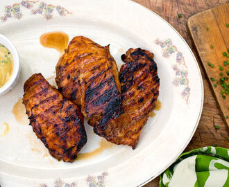 Sweet and Spicy Grilled Chicken Breasts