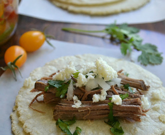Muy Bueno Cookbook Spotlight: Beef Brisket Tacos