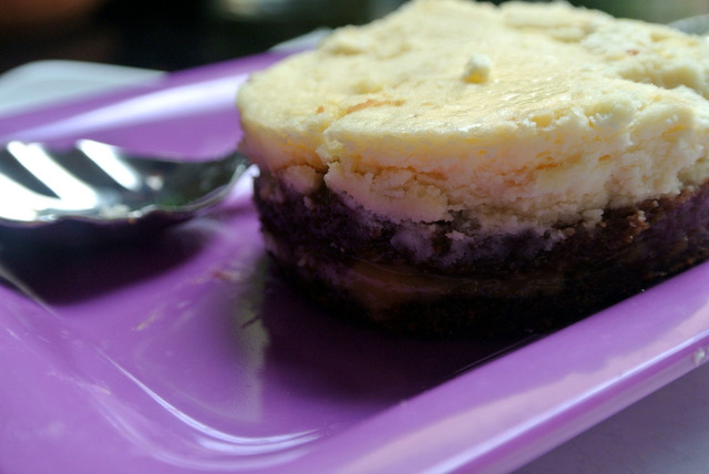 Dulce de Leche Cheesecake with Chocolate Crust