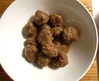 Swedish meatballs - winter food