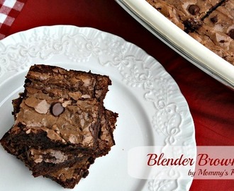 Chocolate Blender Brownies & Blendtec Blender Giveaway {Giveaway Closed}