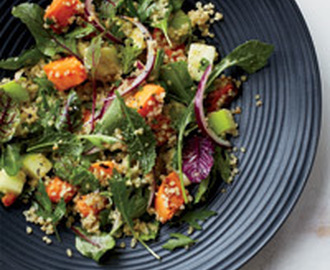 Quinoa Salad with Sweet Potatoes and Apples