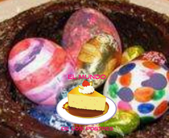 Recetas de postres y dulces típicos de Semana Santa y Pascua: Rosca de Pascuas con chocolate.