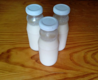 Iogurte Líquido de Limão (caseiro e sem lactose)