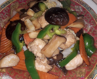 BRAISED SOY CHICKEN WITH MUSHROOMS