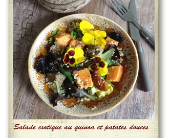 Salade exotique au quinoa et patates douces