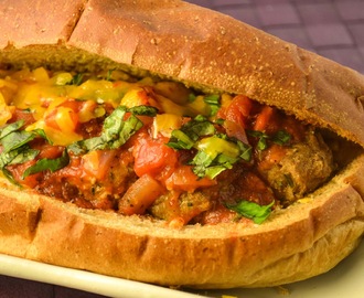 Spicy Vegetarian "Meatball" Subs