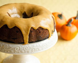 Secret Recipe Club: Iced Pumpkin Chocolate Spice Bundt Cake