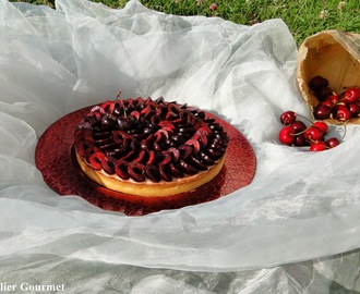 Pour un dessert aux cerises, oubliez le clafoutis, voici la tarte d'Hugues Pouget (Fou de pâtisserie #5)