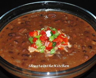 Black Beans curry - Mexican style Rajma
