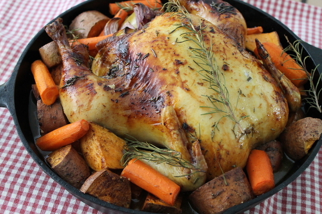 Apple Cider and Rosemary Chicken and A Belle Update