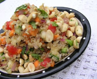 Quinoa Salad Made Indian Style