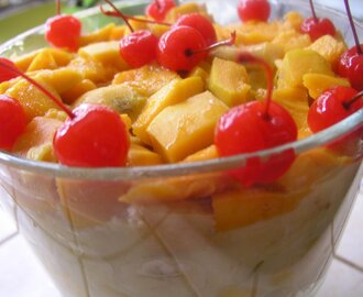Mango Trifle Pudding