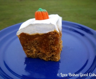 Pumpkin Spice Poke Cake
