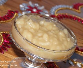 Paal Kozhukattai (Rice flour and coconut dumplings simmered in sweet sauce)