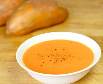 Carrot and sweet potato soup