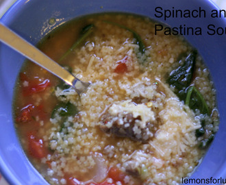 Spinach and Pastina Soup
